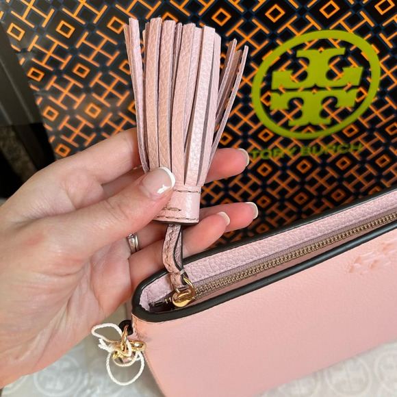 Tory Burch Thea Pouch Bag Wolly Pink - Picture 6 of 10